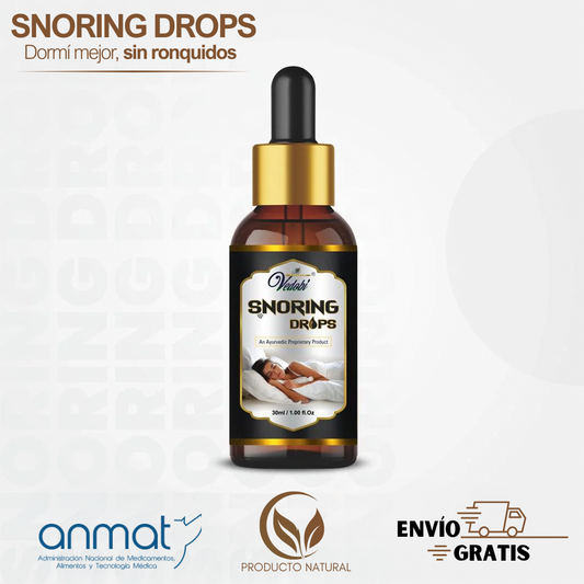 Snoring Drops | Fórmula avanzada para eliminar los ronquidos y recuperar tu descanso.